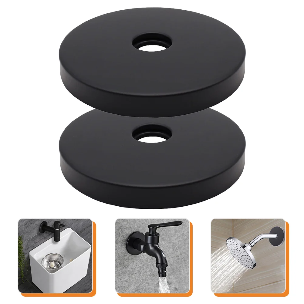 

2pcs Escutcheon Cover For Pipe Cover Plate Wall-mounted Water Pipe Cover Escutcheon Cover
