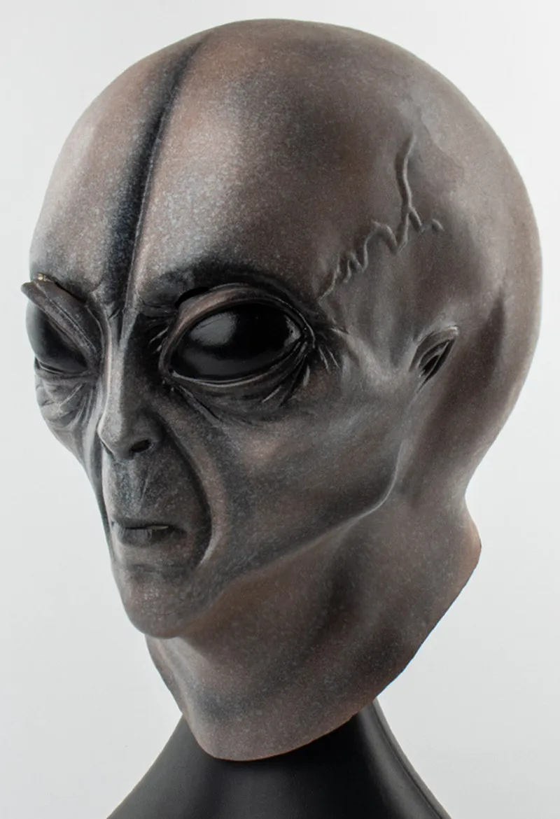

Scary Alien Mask Realistic Halloween Masks for Adults Creepy Latex Head Cover, for Cosplay Party Costumes Free Shipping