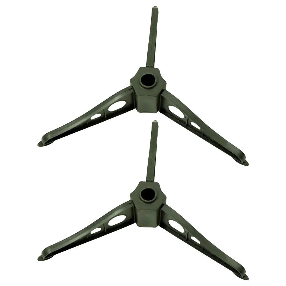 

2 Pcs Christmas Tree Base Frame Xmas Accessories Stand Bracket Support Household