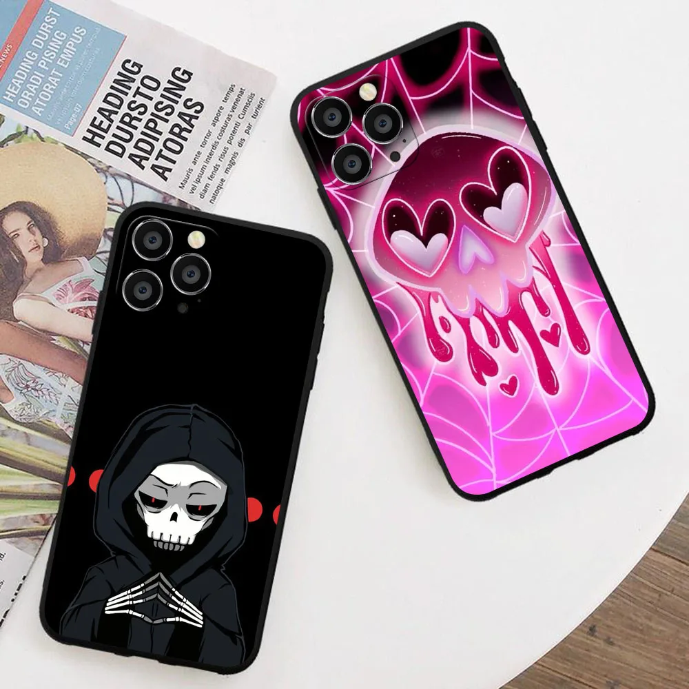 CK-16 Ghostface Hearts Phone Case For Xiaomi Redmi Note 7 11 11S 12 13 Pro Plus
