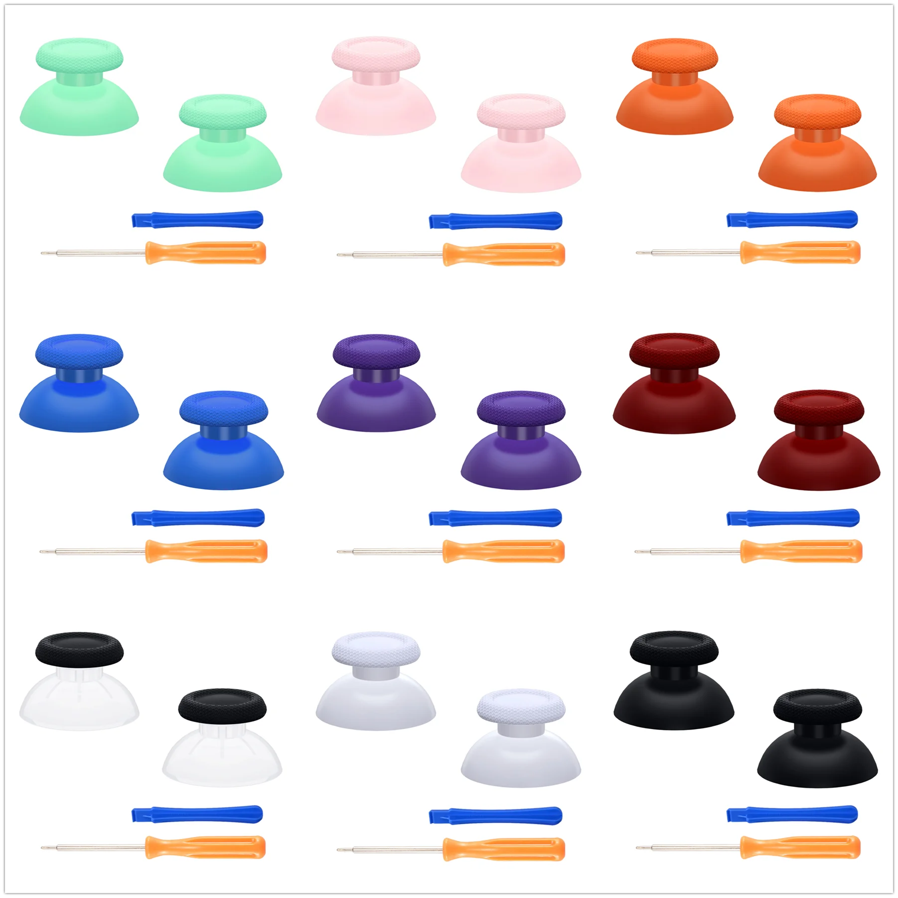 

eXtremeRate Replacement Thumbsticks for PS5 Controller, Analog Stick Joystick for PS5, for PS4 All Model Controller