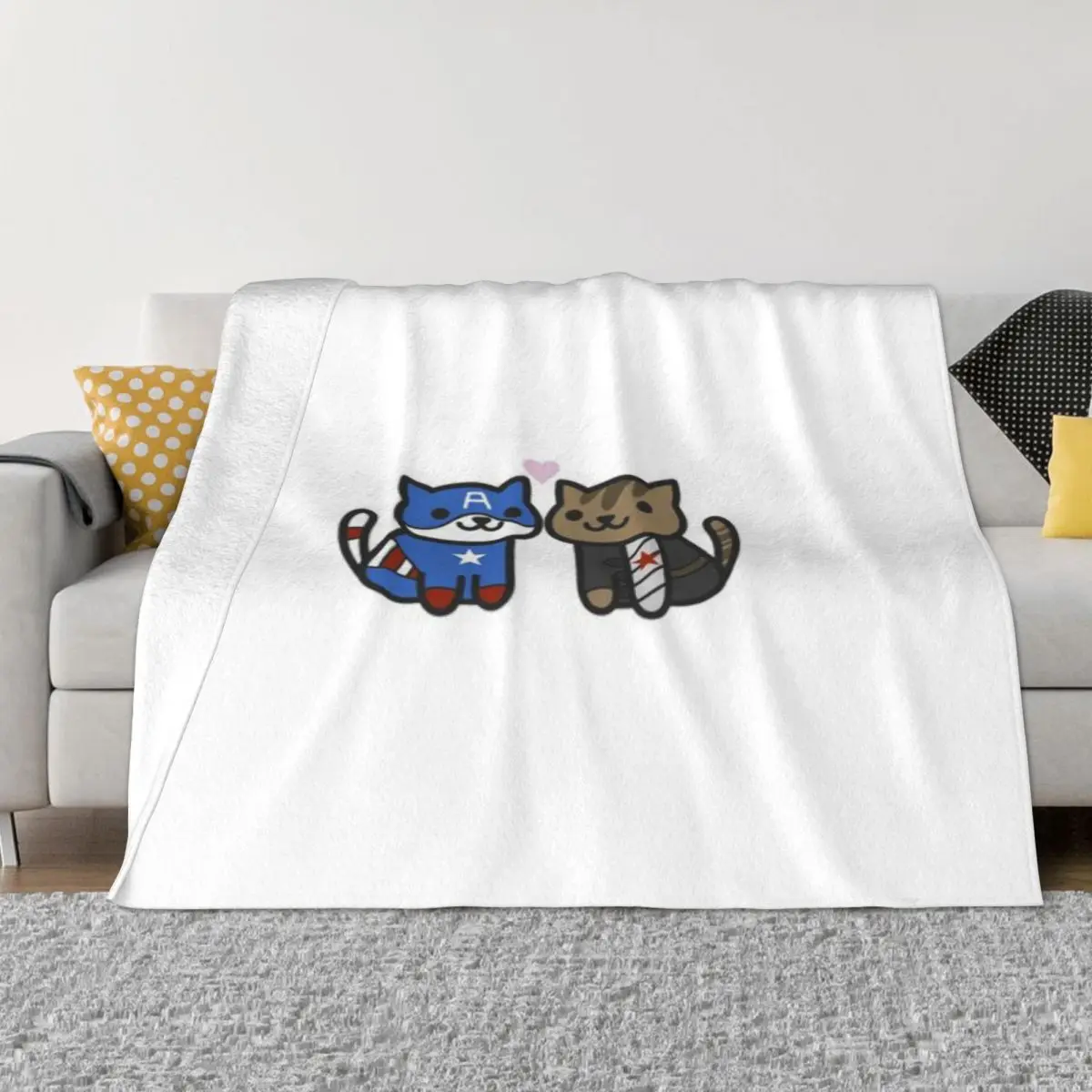 Кошачий дождь America Bucky Yarns: ультрамягкое одеяло из микрофлиса