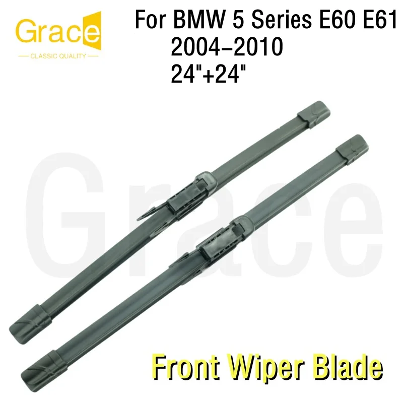 Щетка стеклоочистителя для BMW 5 серии E60 E61 24 &quot+ 24&quot лобовое стекло автомобиля
