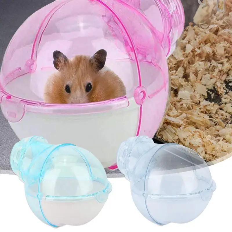 

Hamster Bathtub Plastic Mouse Bathing Bathtub Pet Sand Container Sauna Toilet For Small Pet Animals Cage Accessories Pet Toilet