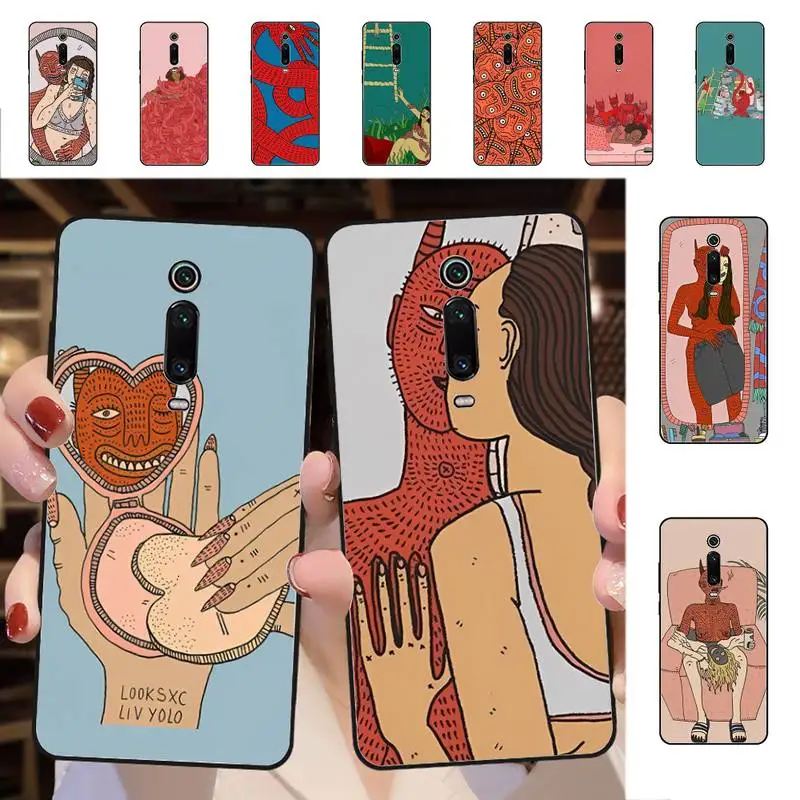 

Polly Nor Art Phone Case for Redmi 5 6 7 8 9 A 5plus K20 4X S2 GO 6 K30 pro