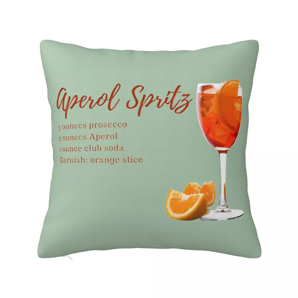 Ретро коктейль алкогольный напиток наволочки Aperols Spritz наволочка винтажный декор
