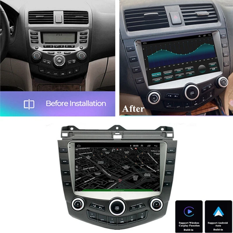 1 комплект Android 11 автомобильный радиоприемник WIFI GPS Carplay головное устройство авто