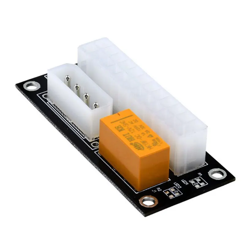 Двойной блок питания адаптер синхронизации блока Add2psu ATX 24 контакта на 4