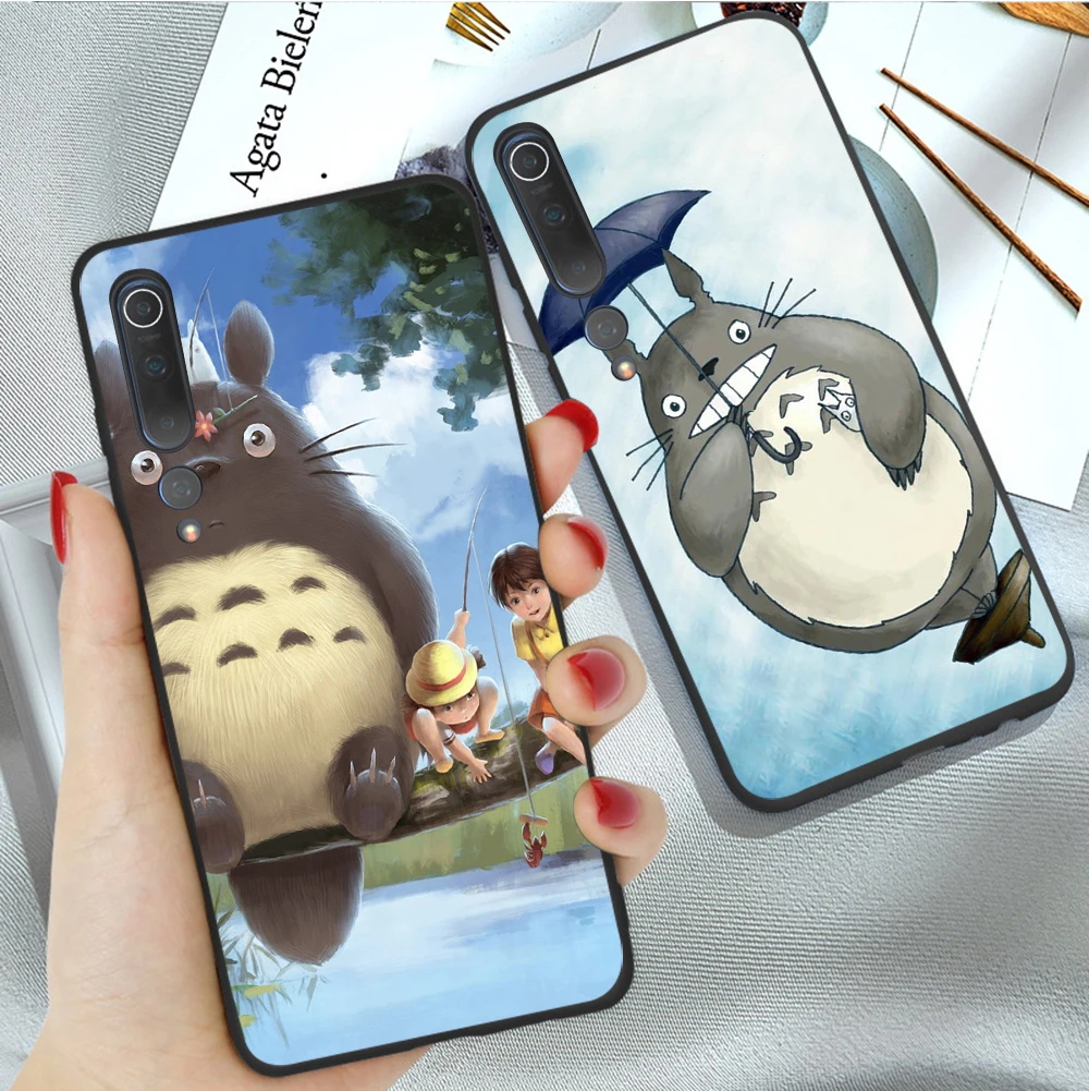 

Cute Totoro Anime Case for Xiaomi Redmi 10S 7 9T 9A 9C NFC Note 9 12 9Pro Max 8 8T Poco M3 9S 8A Note 11 10 Pro Fundas Cover