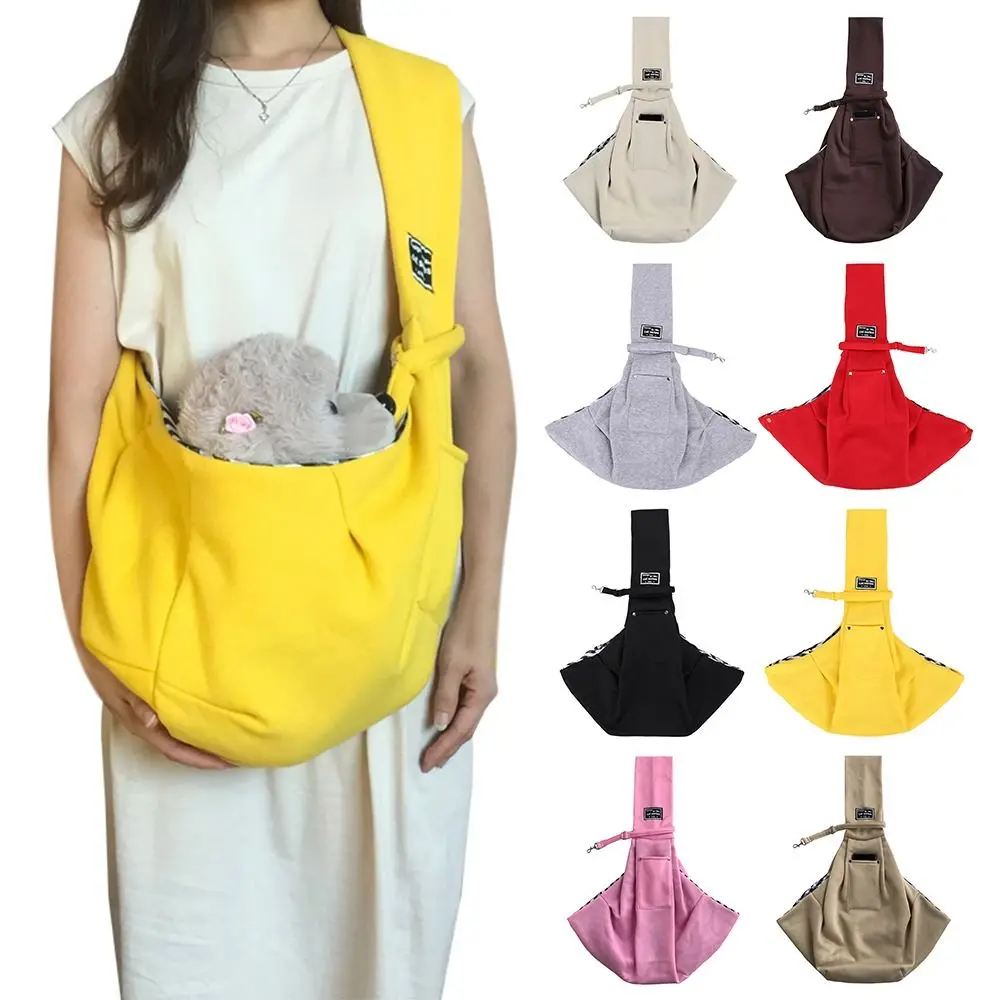 

Comfortable Travel Breathable Mesh Portable Messenger Bag Pet Carrier Pet Go Out Backpack Embrace Pet Bag