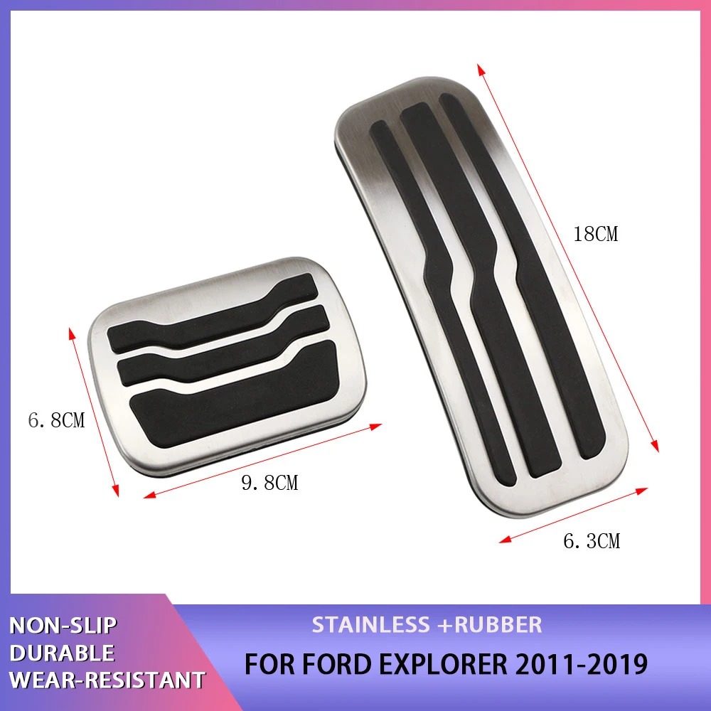 Педаль тормоза акселератора из нержавеющей стали запчасти для педалей Ford Explorer 2011