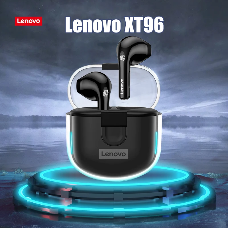 

Original Lenovo XT96 Wireless Headset Bluetooth 5.0 Earphones Sports Earbuds With Mic For Smartphones TWS PK LP40 earbuds
