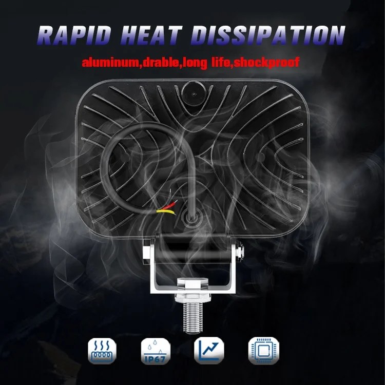 Светодиодная противотуманная фара XOVY 3 дюйма 63 Вт для грузовиков