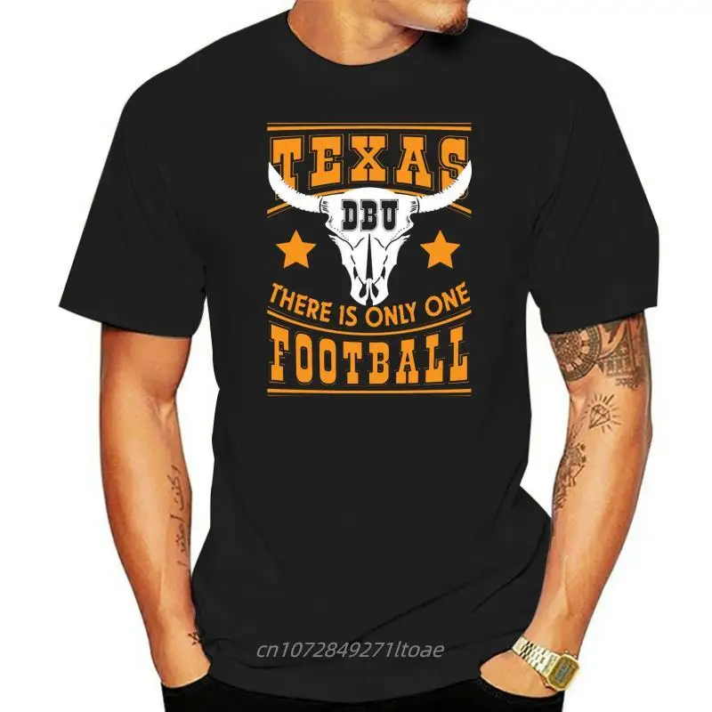 

Texas Longhorns Dbu Texas Football There Is Only One T-Shirt Navy-Black Men-W Classic Unique Tee Shirt