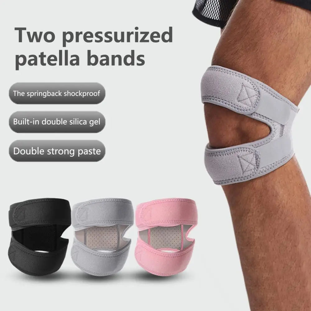 

Elastic Knee Brace Strong Permeability Fine Suture Sport Strap Knee Pad Protector Band Knee Pad Patella Pad 1Pc