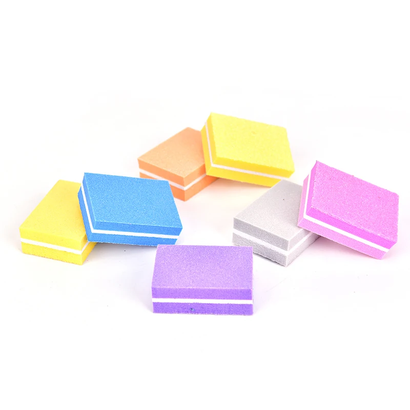 

20 шт., мини-пилочки для маникюра и педикюра, 3,5x2,5x1,2 см