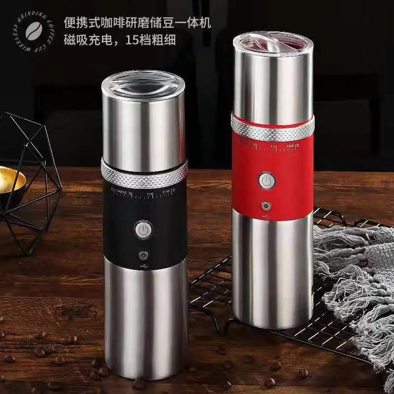 Portable Creative USB Electric Automatic Coffee Grinder Durable Grinding Machine Coffee Maker Office Home