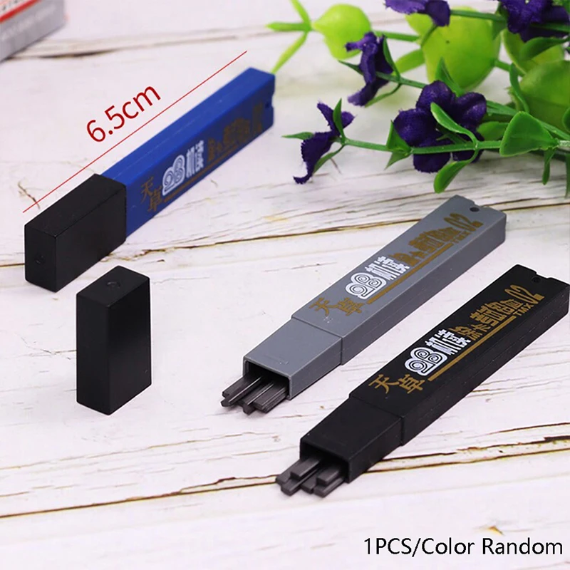 

Толстый 1 шт. механический карандаш с плоской головкой для рисования 2B с стержнями, карандаш, канцелярские принадлежности, автоматические офисные школьные принадлежности