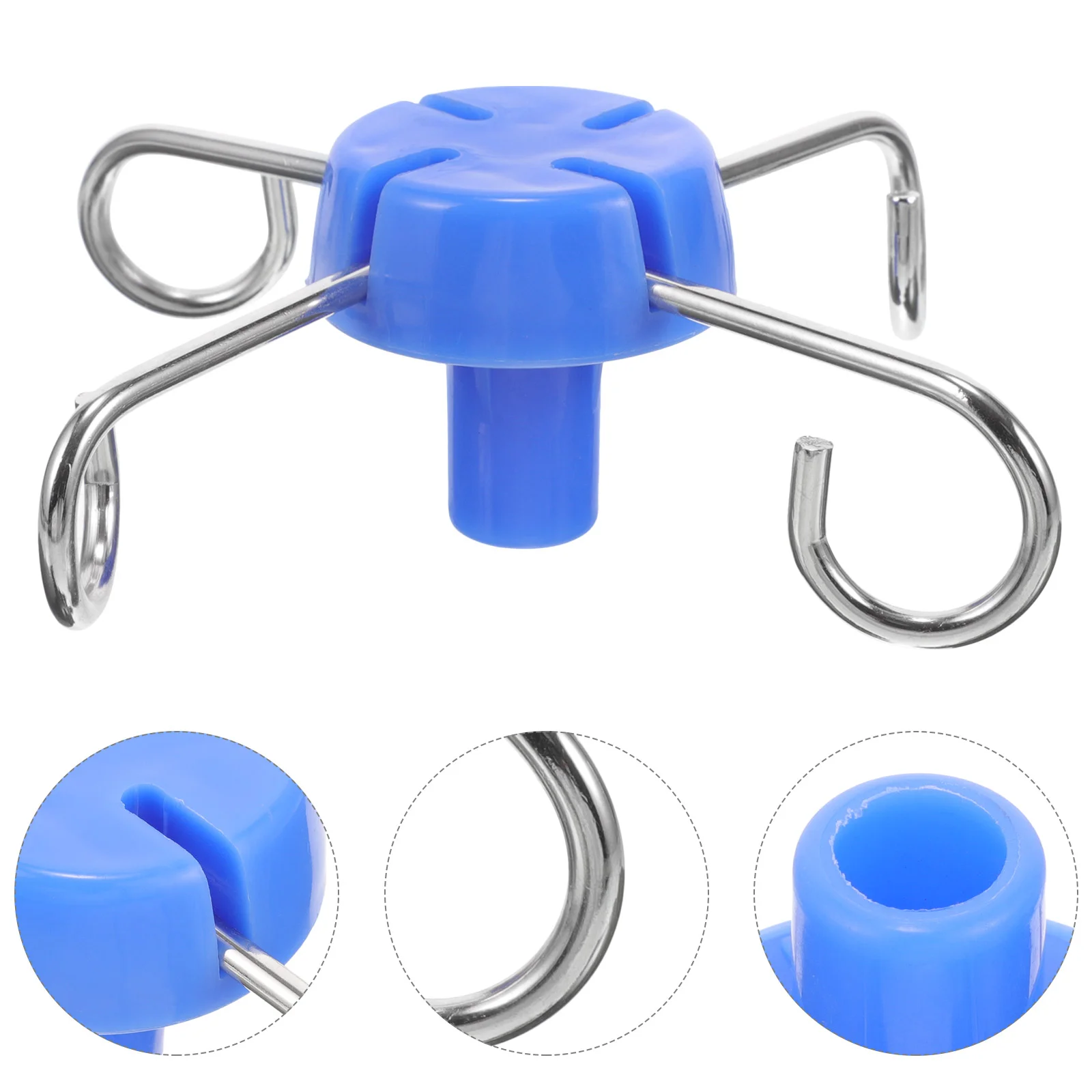 

An Fittings Small Coat Hooks Drip Stand Infusion Accessory IV Pole Hanger Rack Hanging Metal