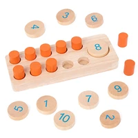 kids montessori 1 10 numbers counter wooden math toy learning digital board ten frame cognition counting sensory education games