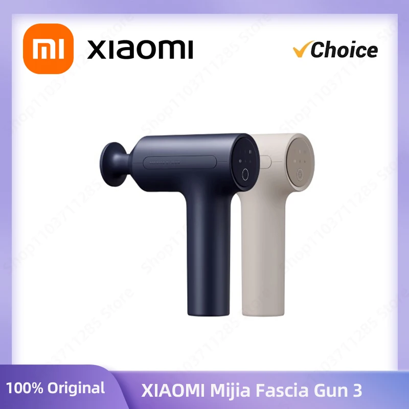 Xiaomi Mijia Fascia Gun 3 Массажер Для Мышц С 2 Режимами 2450 Мач Массажных Головок Глубоких