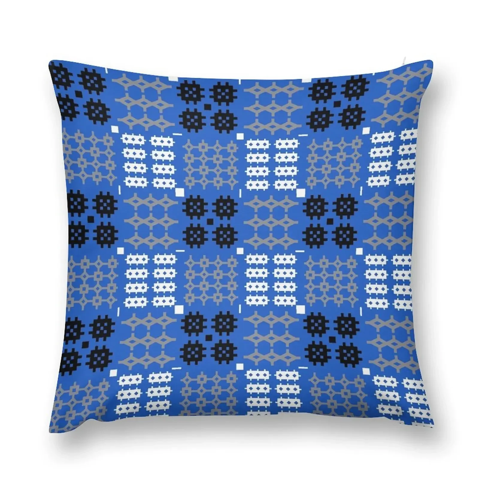 Викройка вельш-гобелена Carthen iyo Fisk Cym markii (синий) Декоративная подушка Чехлы для