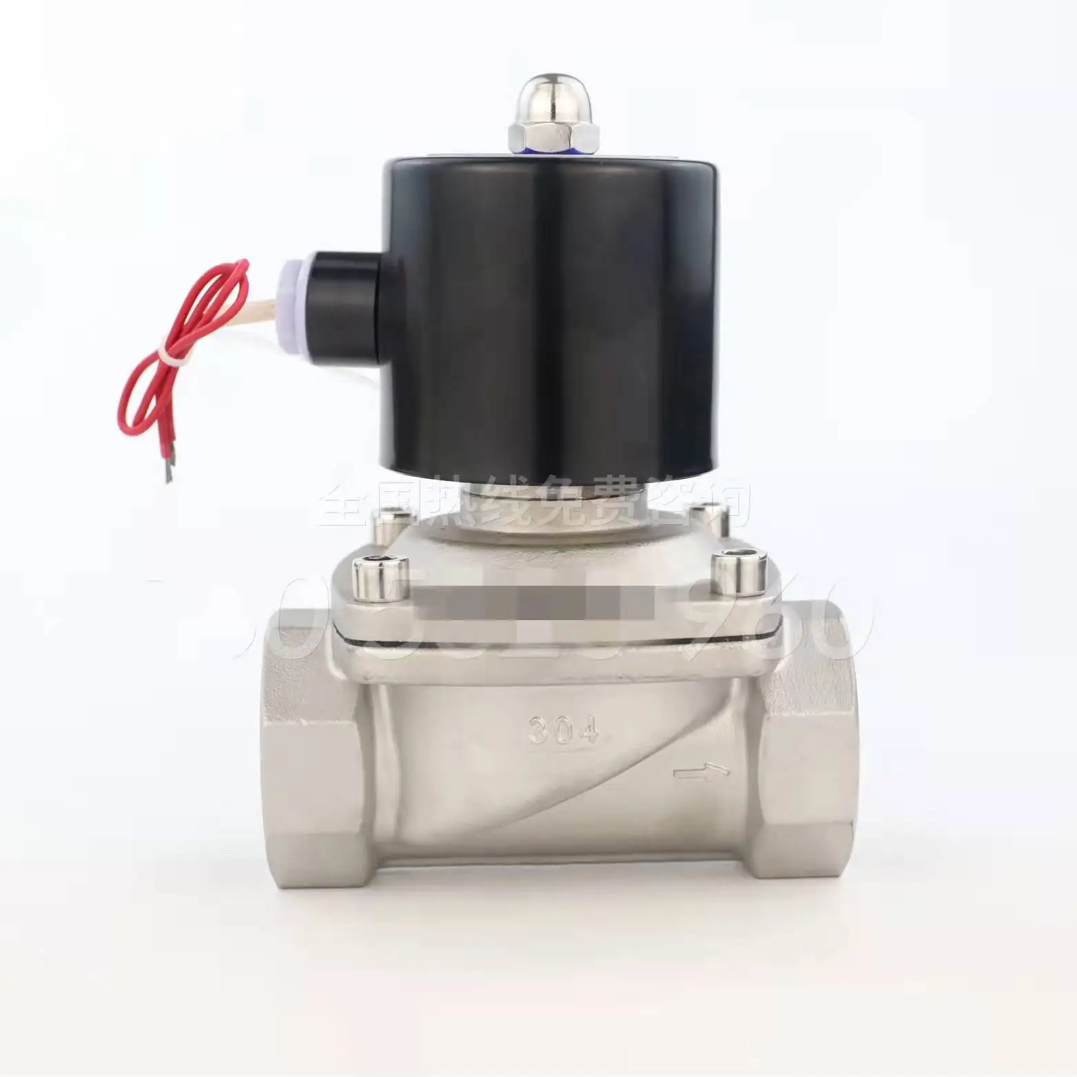 Электромагнитный переключающий клапан из нержавеющей стали 304 нормально