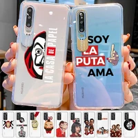 money heist house paper la phone case for samsung s20 ultra s30 for redmi 8 for xiaomi note10 for huawei y6 y5 cover