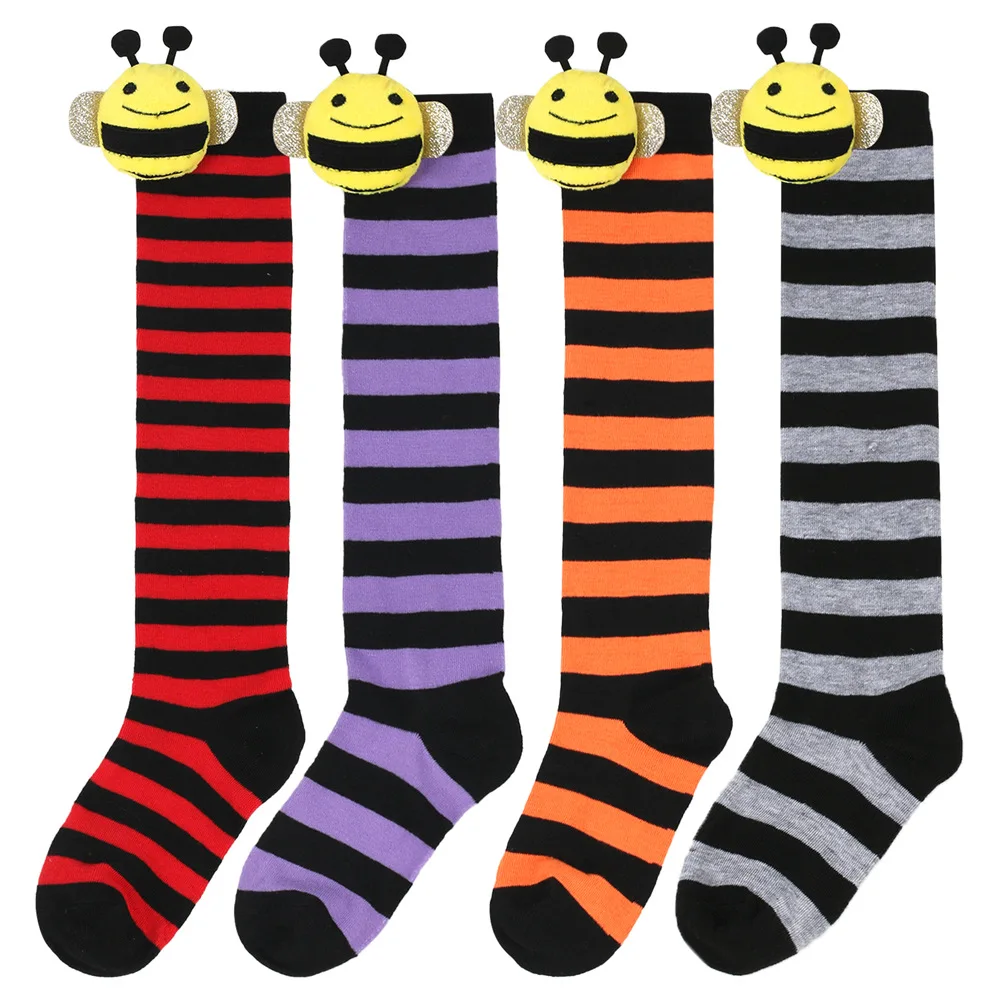 

Little Bee Socks Halloween Christmas Socks Children's Stockings Cute Cartoon Toy Socks