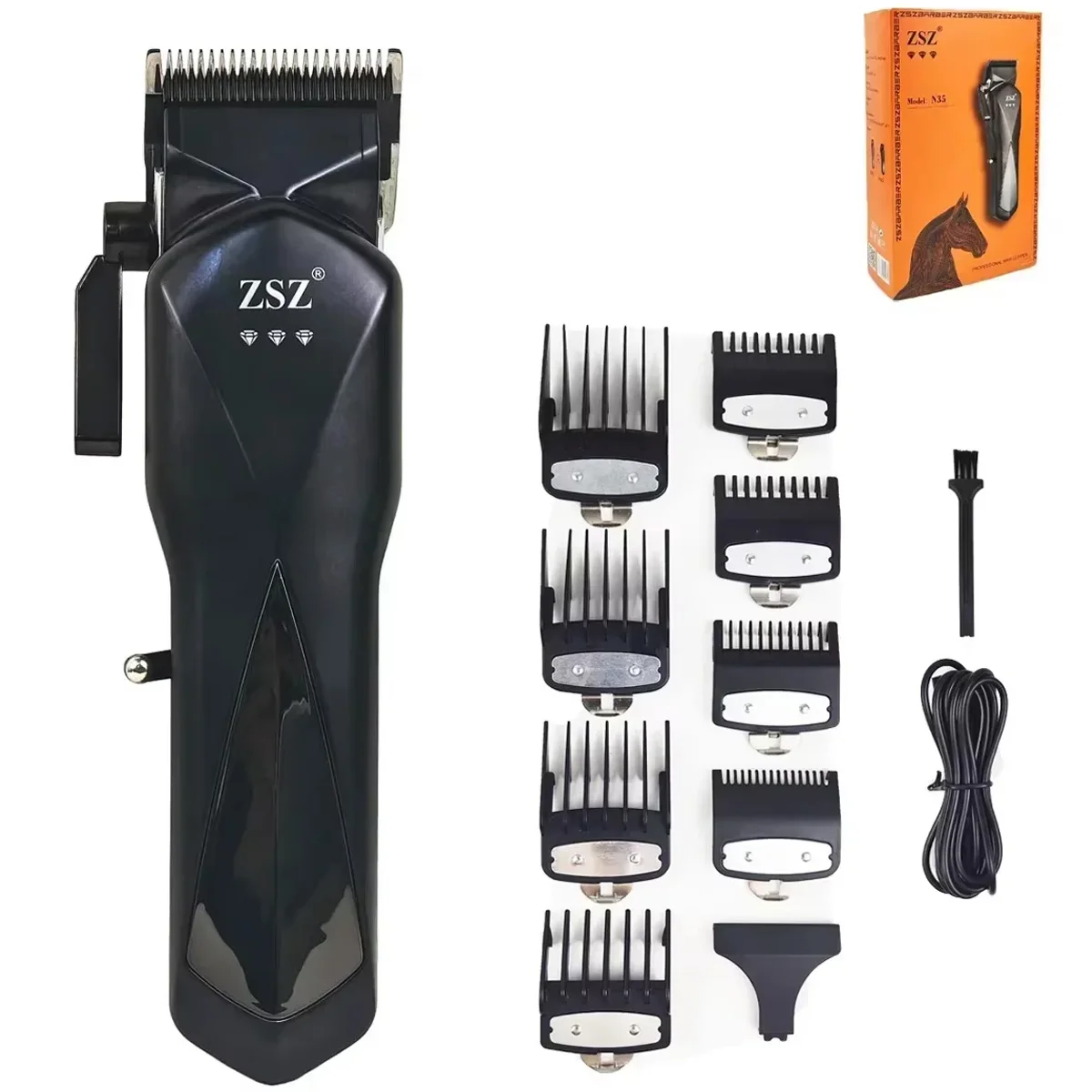 Профессиональная электрическая беспроводная машинка для стрижки волос 8000 об/мин