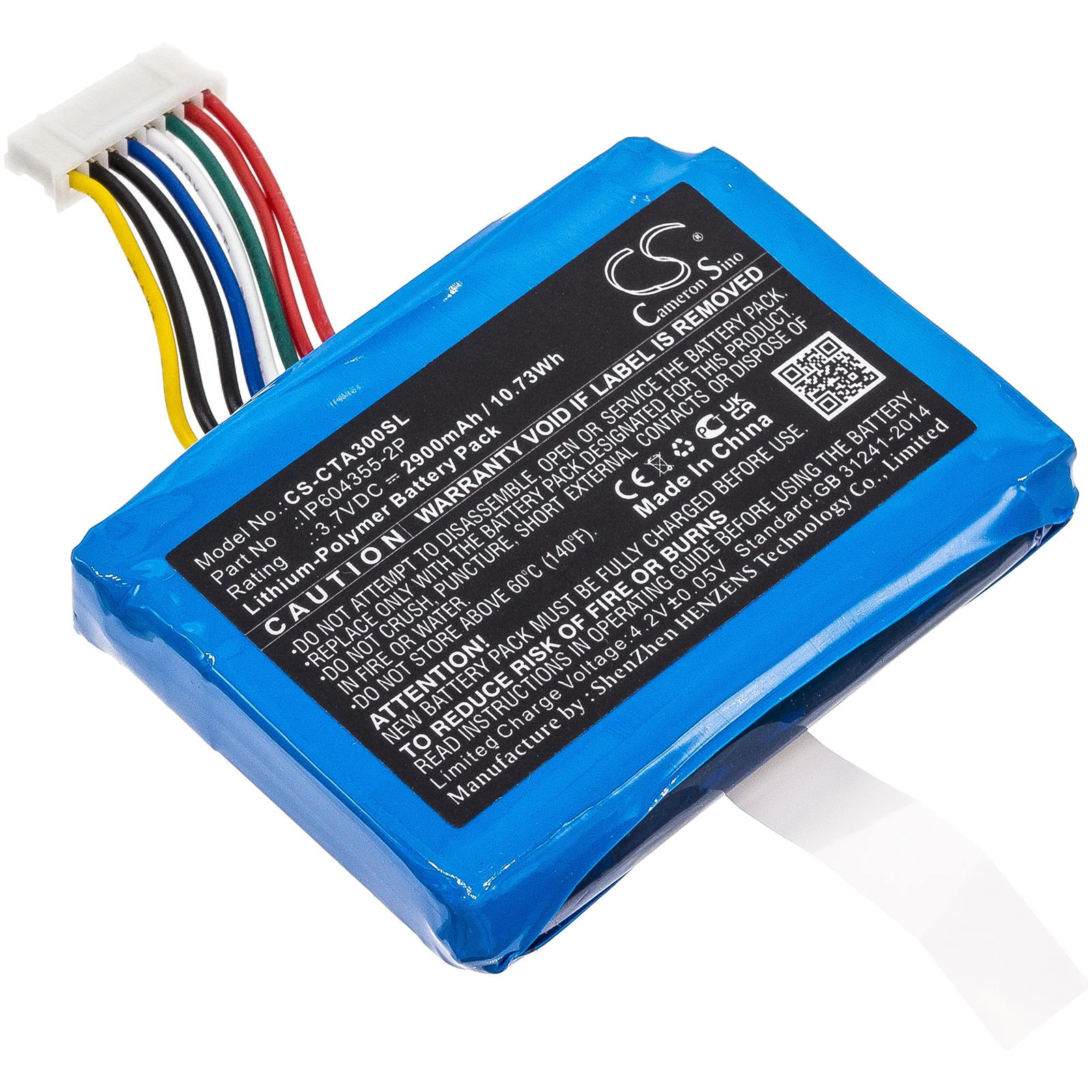 

CS запасная батарея для замка V3, VEGA3000-3G 2900mAh/10.73Wh