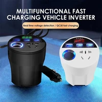 car inverter 12v24v to 220v household power converter car multi function socket adapter power charger n2k8
