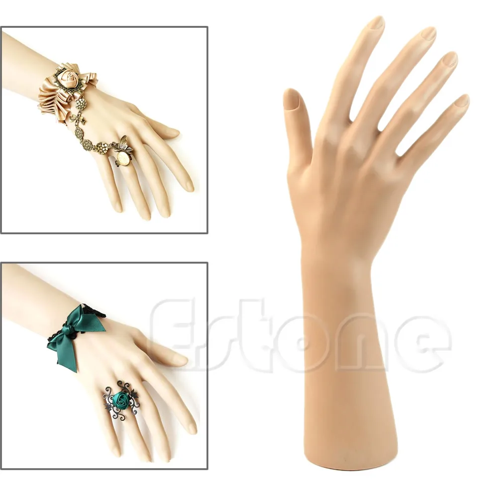 

Ногтей поддельные модели часы кольцо браслет перчатки стенд дисплей манекен рука