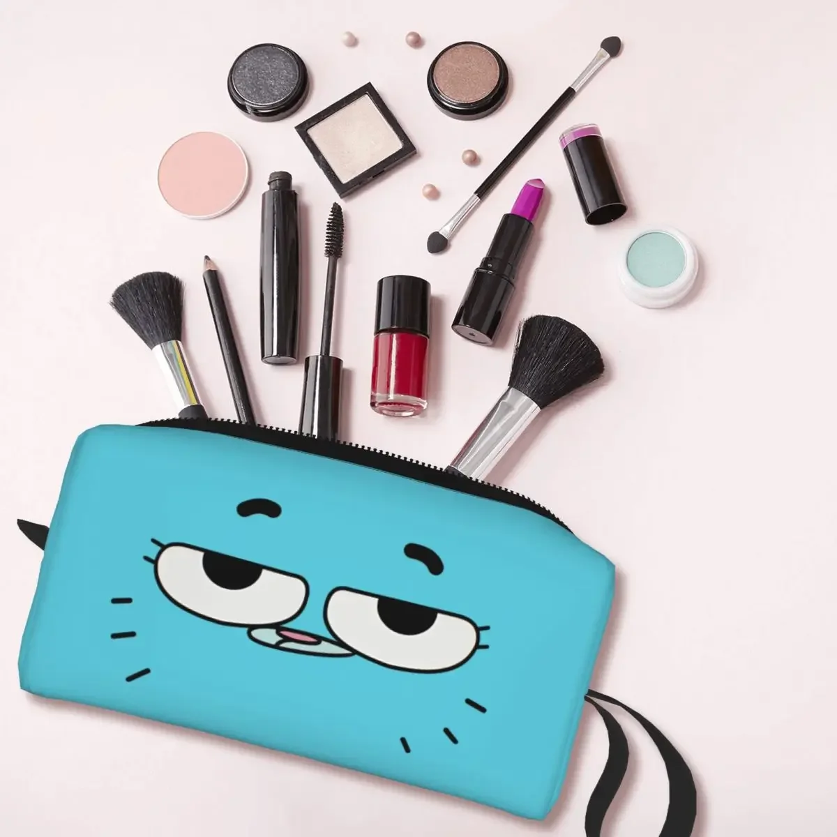 Косметичка С Героями Мультфильмов Watterson Gumballs Женский Органайзер Для Макияжа