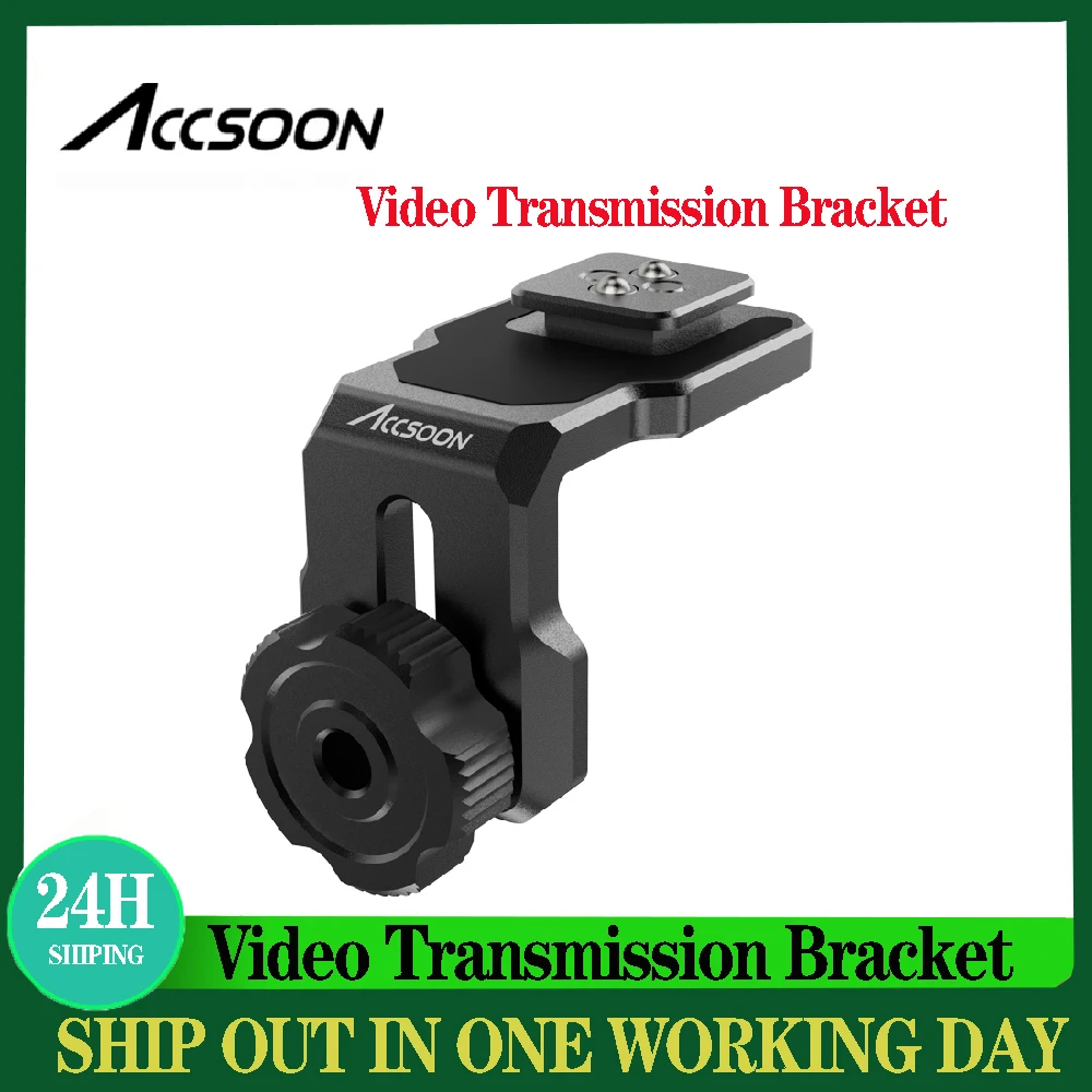 

ACCSOON video transmission bracket compatible DJI RS2/RSC2/RS3/RS3pro stabilizer accessories