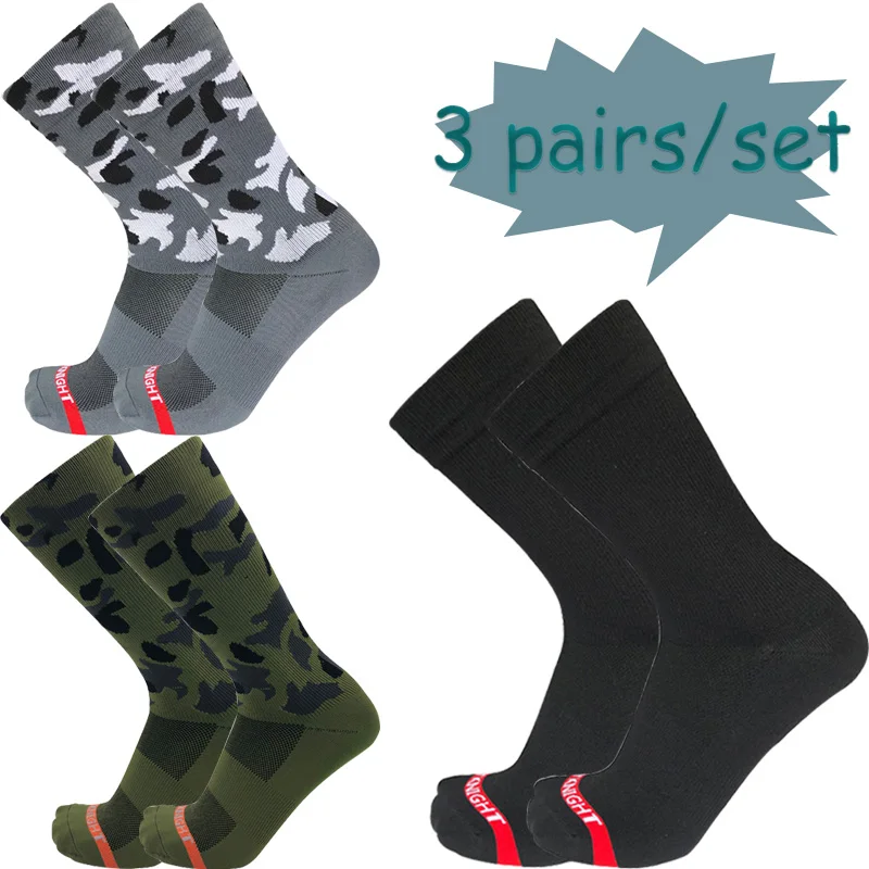 

Носки камуфляжные для велоспорта, профессиональные дышащие, для соревнований, для мужчин и женщин