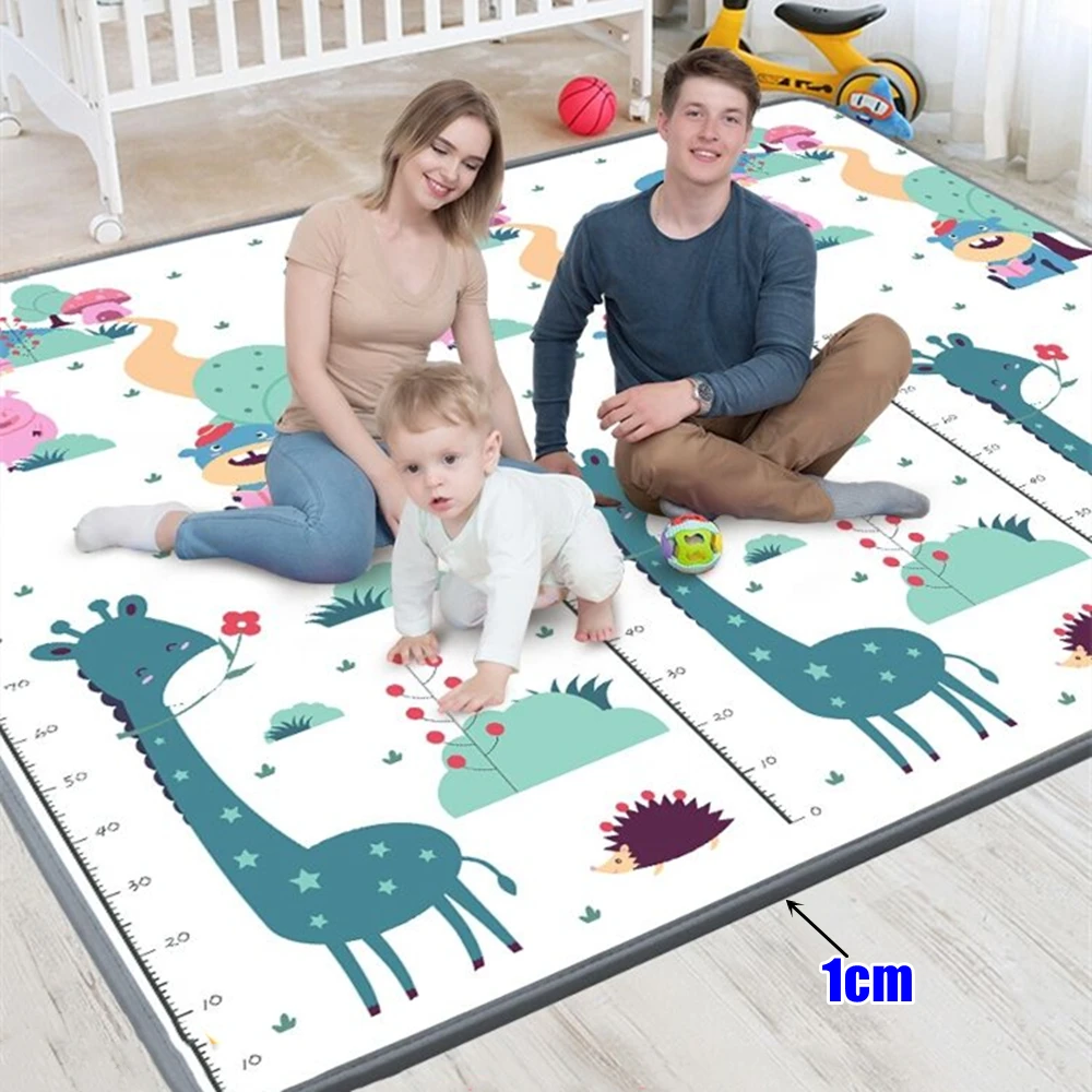 New Baby Play Mat for Children Carpet Playmat Developing Mat Baby Room Crawling Mat Waterproof and Easy To Scrub Thick 1/0.5cm