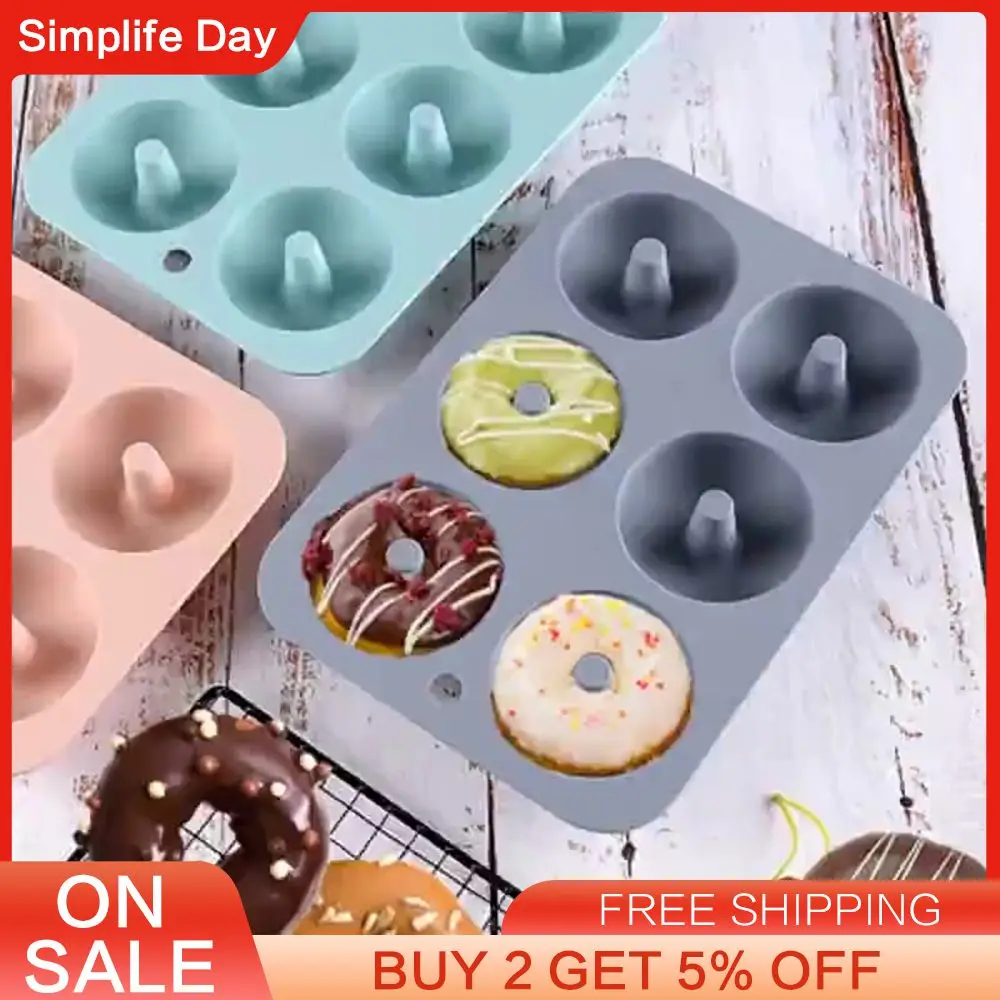 

Силиконовая форма для пончика, 6 цветов