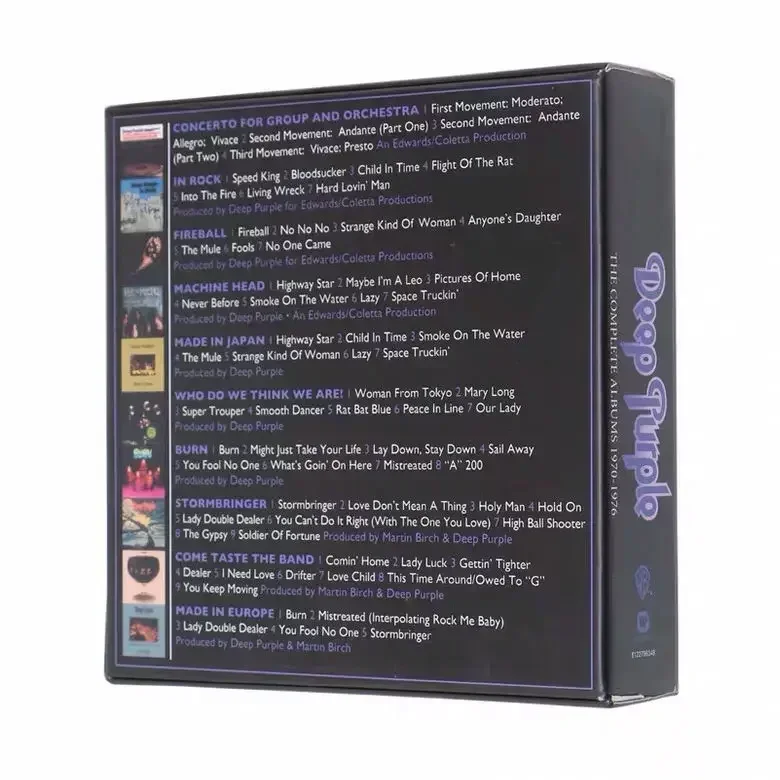 Полный альбом Deep Purple 1970-1976 10CD