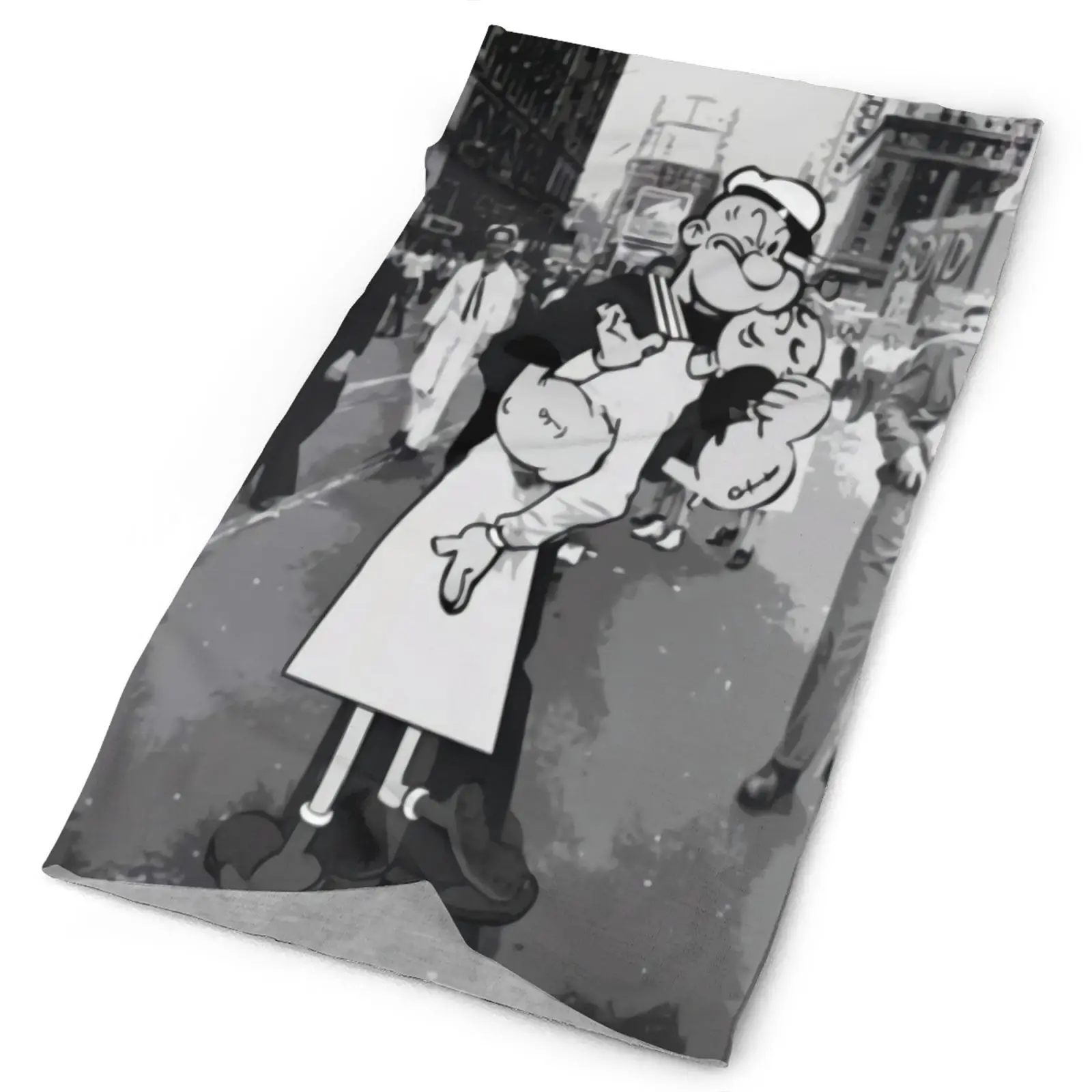 

Popeye And Olivia In The Navy Men's Bandana Mask Ski Men's Balaclava Hunting Mask Scarf Men's Neckwarmer Buff On Neck Bandanas