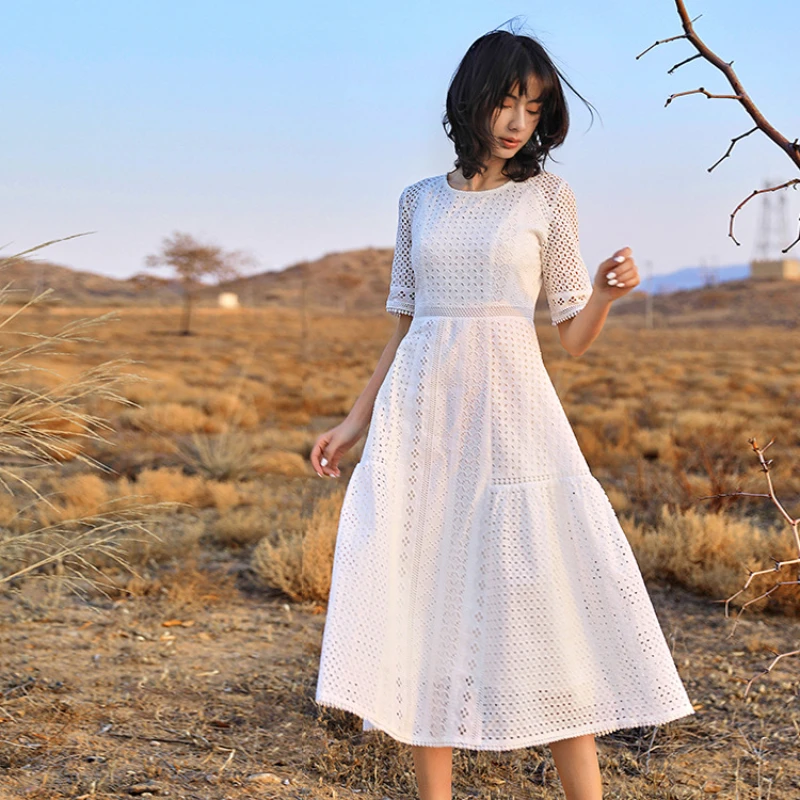 

High Quality Luxury Elegant Dresses for Women Summer 2022 Festival Beach Designer Party Clothing Sexy Birthday Brand Outfits