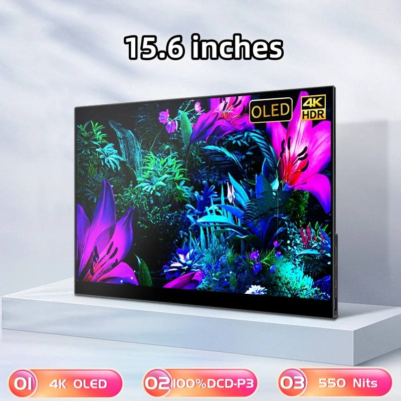 

15.6-inch 4K OLED portable monitor mobile phone computer XBO/PS5/SWITCH external expansion screen