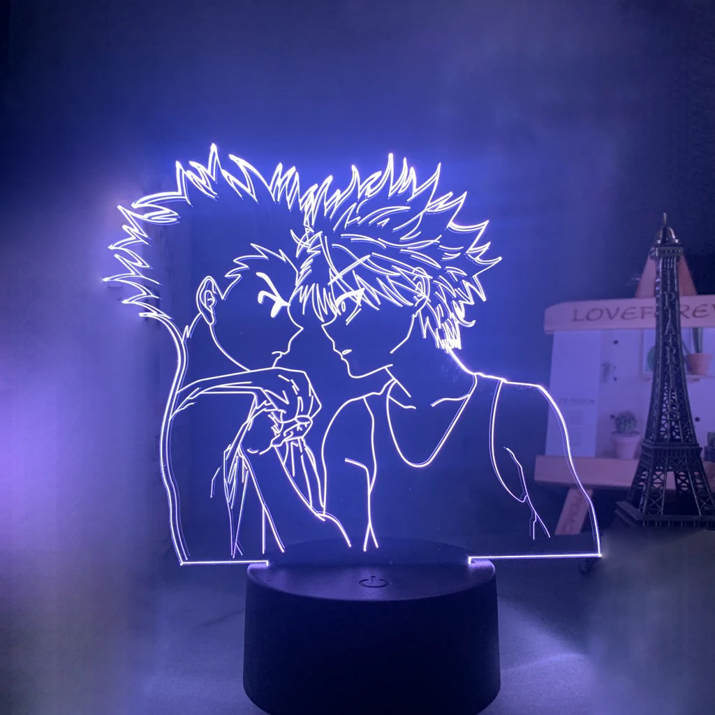 

Светодиодный ночник Hunter X Hunter, аниме-лампа, детский подарок на день рождения, Killua, светильник для украшения спальни
