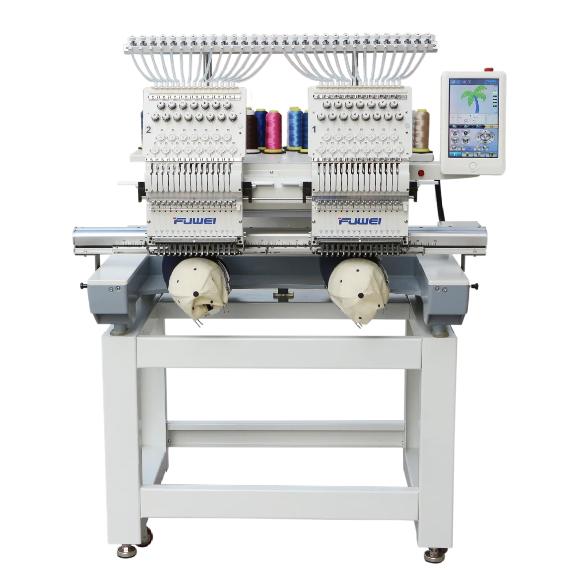 

Portable Two Head embroidery machines embroidery sewing machine computerized