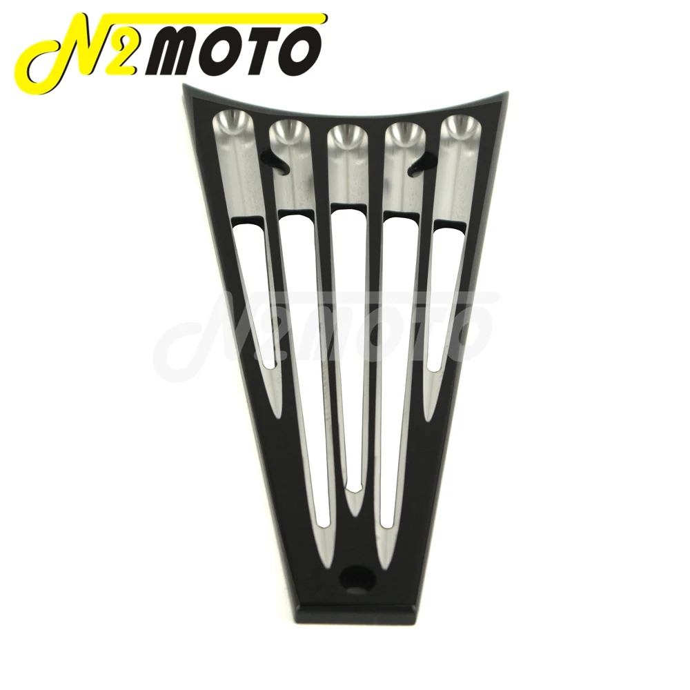 Черная защитная решетка радиатора для мотоцикла Harley Touring Road King Street Glide FLHT FLHX 2009-2013
