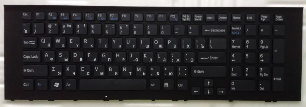 Клавиатура для ноутбука Sony Vaio VPCEF VPC-EF (Черная с рамкой) | Компьютеры и офис