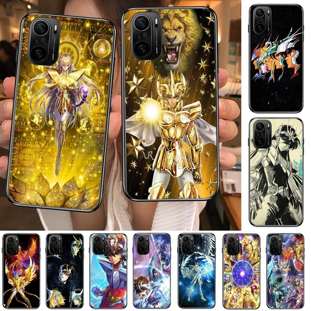 

Saint Seiya Cartoon Phone Case For xiaomi redmi POCO F1 F2 F3 X3 Pro M3 9C 10T Lite NFC Black Cover Silicone Back Prett mi 10 ul