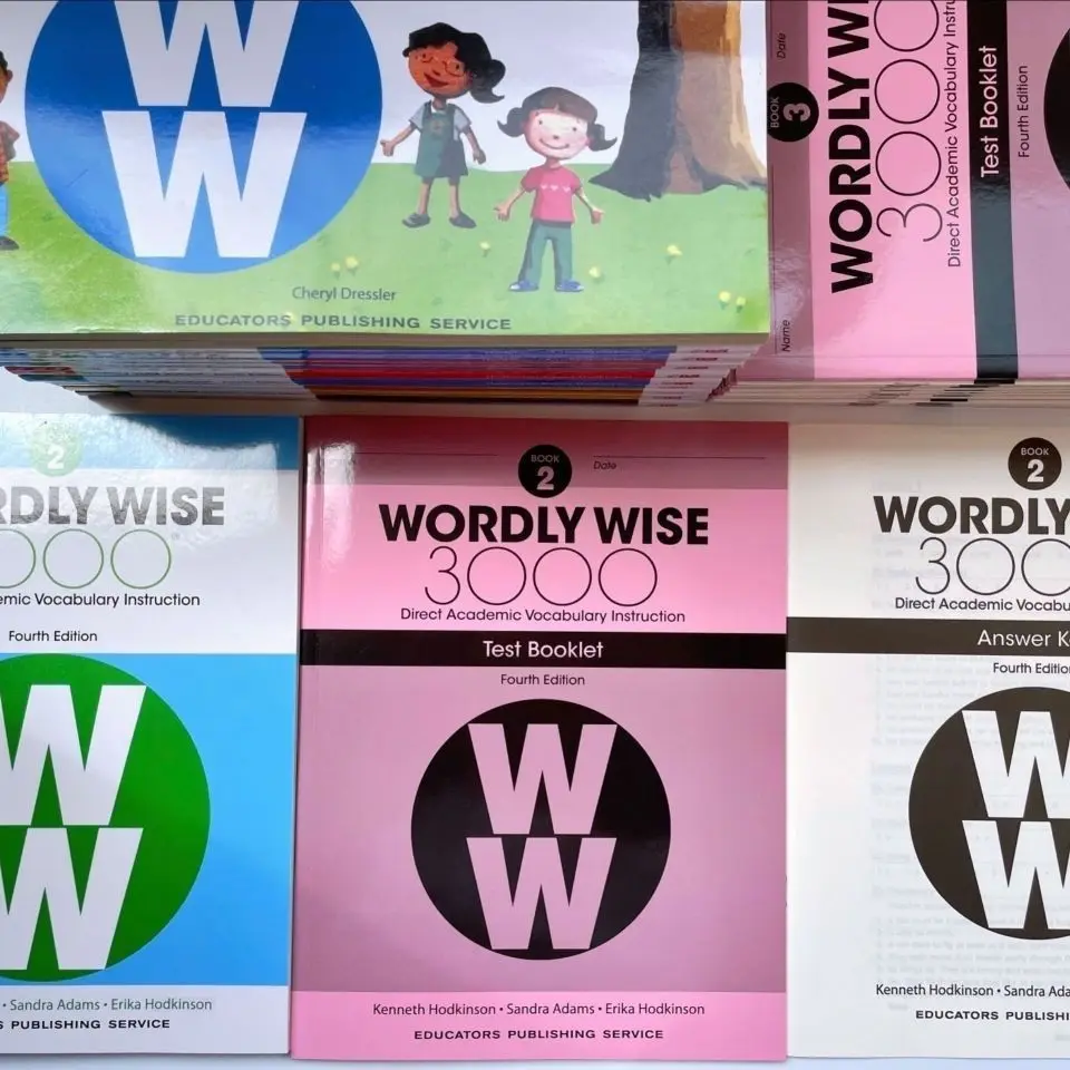 Wordly Wise 3000 Word цветная печать 35 книг на общем уровне ранний словарный запас для