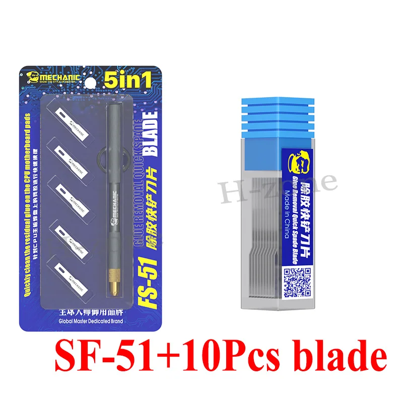 

Набор Инструментов MECHANIC SF-51 Для Ремонта Микросхем, Материнских Плат, Тонких Ножей, Печатных Плат, Удаления Клея