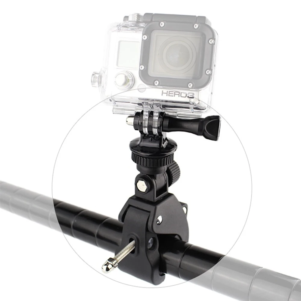 

Camera Bike Motorcycle Mount Holder, 360° Rotatable Bike Bicycle Handlebar Clip on Clamp Mount with 1/4 Inch Screw for GoPro 10